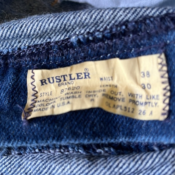 Dark navy new jeans  worn once slim legs - Picture 4 of 4